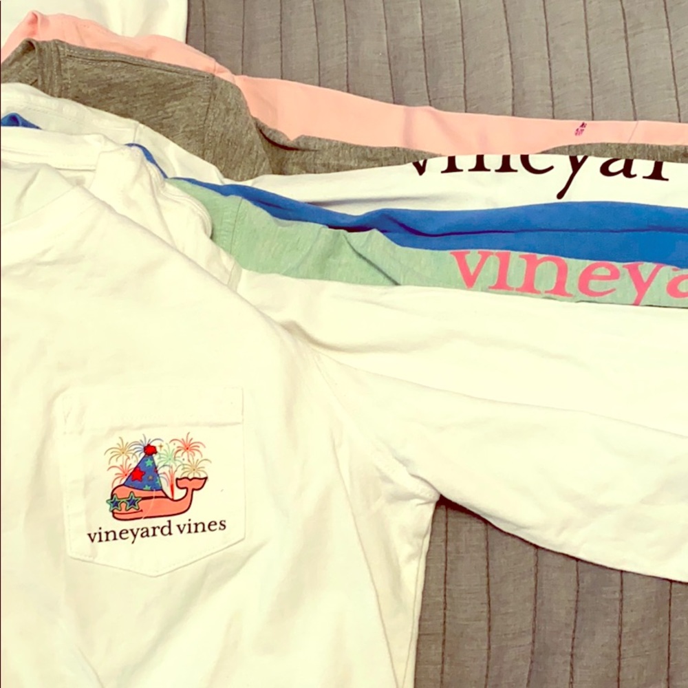 6 Long Sleeve Vineyard Vines Shirts (Women)